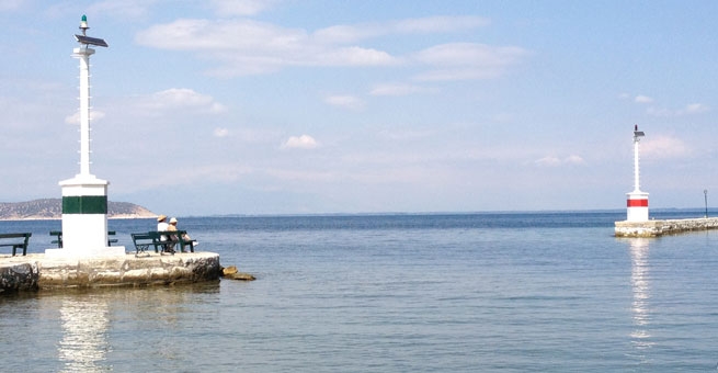 26 - Entrance to the Port of Limenas 